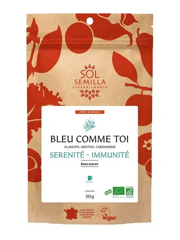 Boisson Bleu Comme Toi Cru Bio Boisson Bleu Comme Toi Bio Klamath et menthe