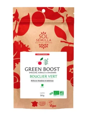 Boisson Green Boost Bio pour énergie et immunité