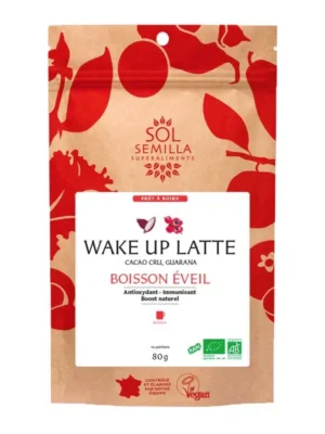 Wake Up Latte Bio cacao cru guarana lucuma