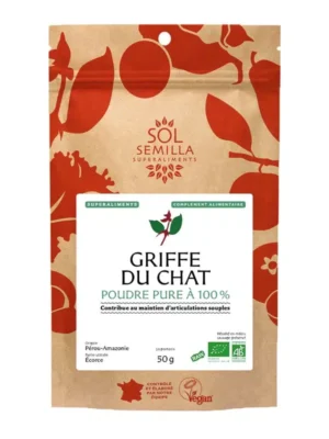 Griffe du Chat Bio en Poudre bienfaits immunité et détox