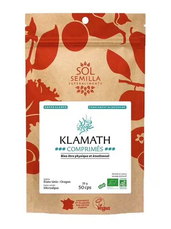 Klamath Crue Bio - Comprimés Comprimés de Klamath Bio pour énergie et bien-être