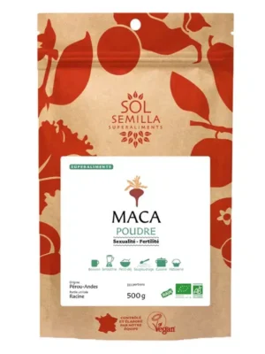 Maca Bio en Poudre pour énergie et équilibre hormonal