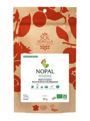 Nopal Bio en poudre super-aliment détox